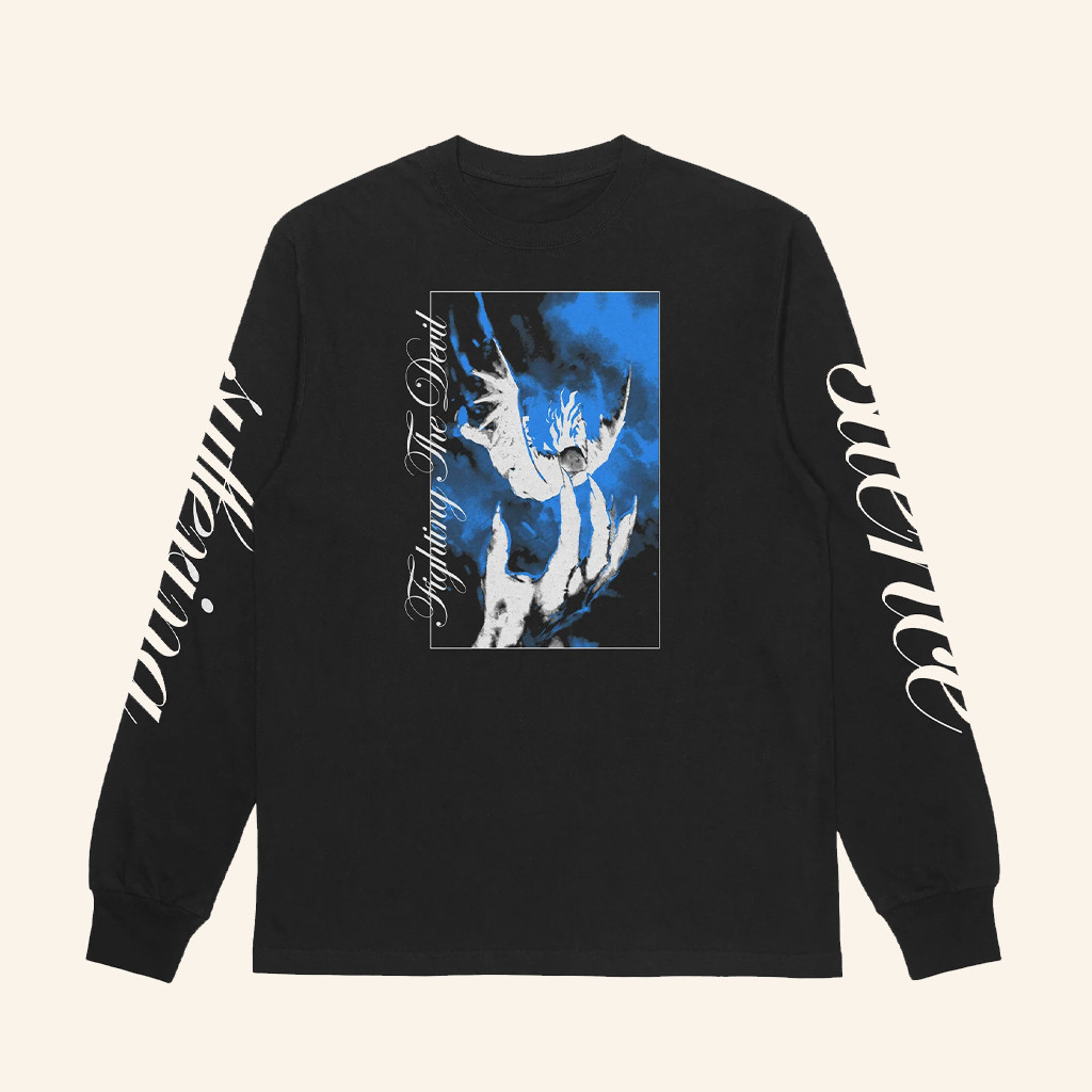 Josh A Merch Fighting The Devil Long Sleeve T-Shirt Christmas Gifts For Music Fans Josh A Merch Fighting The Devil Long Sleeve T-Shirt Christmas Gifts For Music Fans