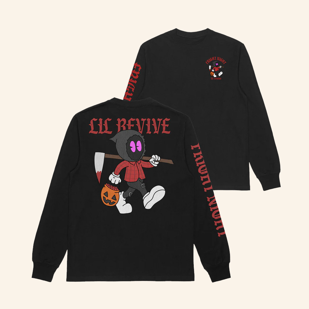 Josh A Merch Fright Night Long Sleeve T-Shirt Music Lover Gifts For Him Josh A Merch Fright Night Long Sleeve T-Shirt Music Lover Gifts For Him