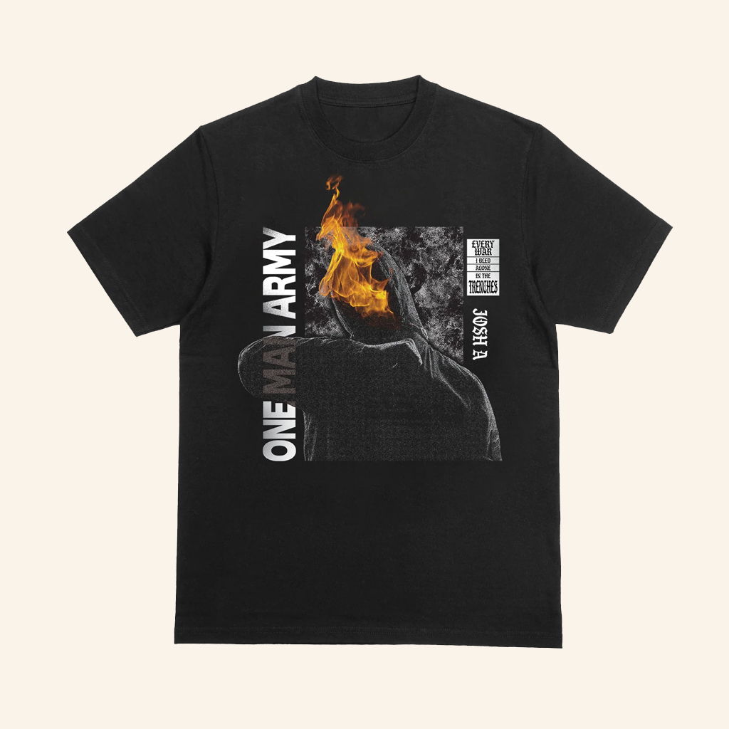 Josh A Merch One Man Army T-Shirt Christmas Gifts For Music Enthusiasts Josh A Merch One Man Army T-Shirt Christmas Gifts For Music Enthusiasts