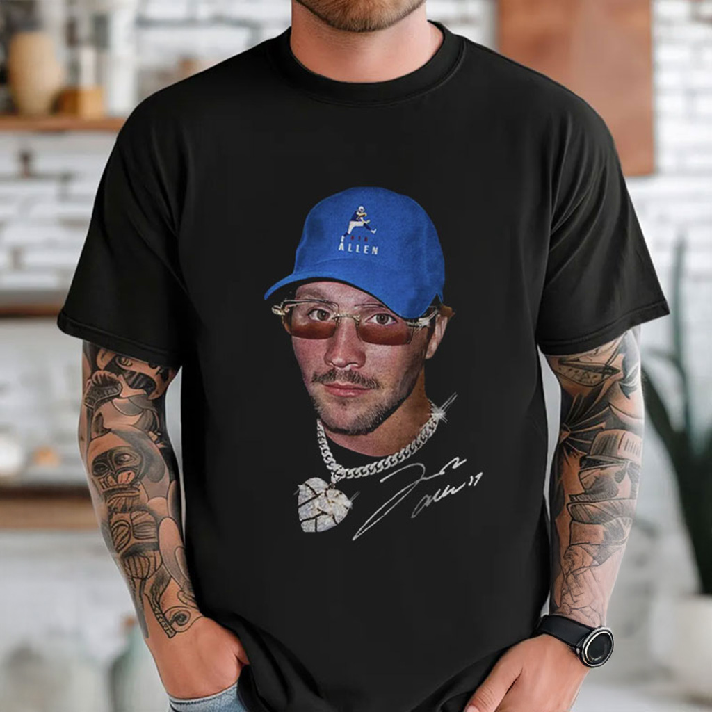 Josh Allen Iced Out Funny Football T-Shirt Best Gift For Football Lovers