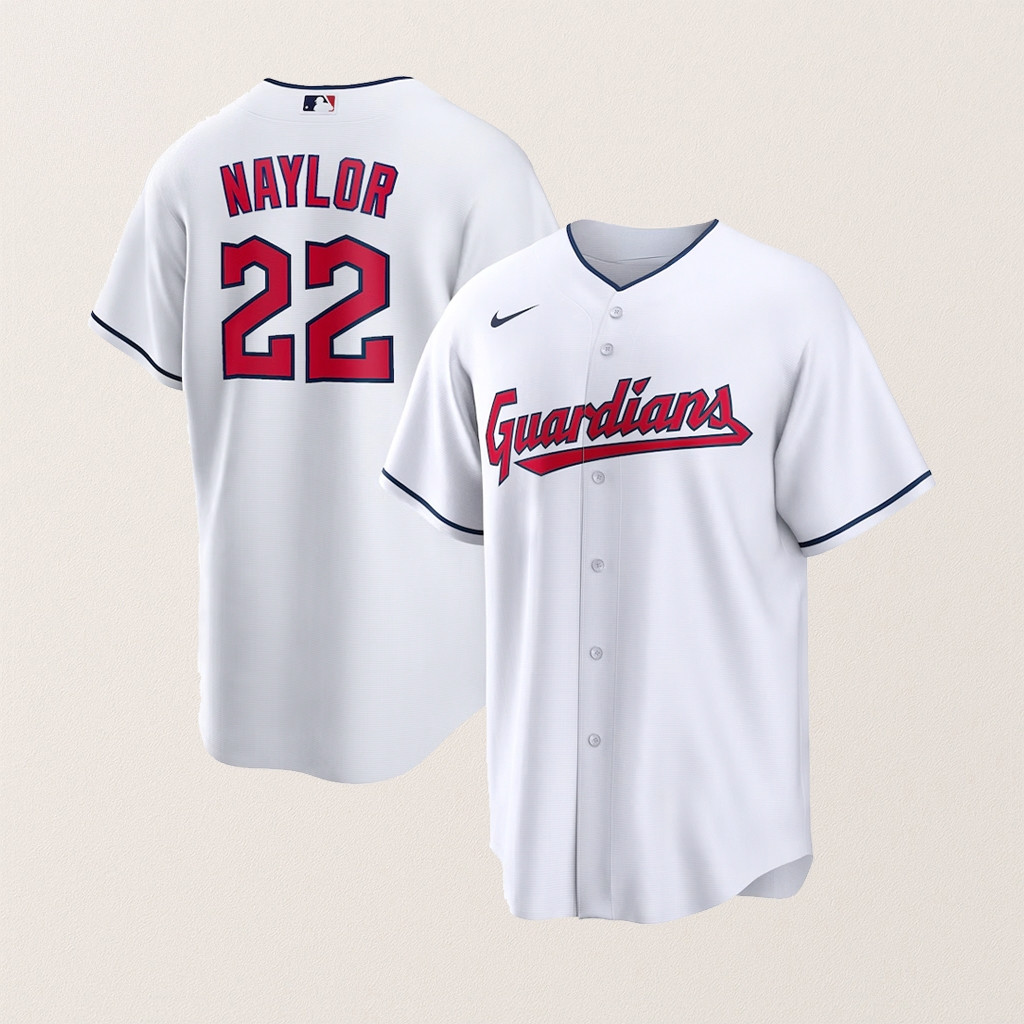 Josh Naylor Cleveland Guardians Replica Home Jersey Josh Naylor Cleveland Guardians Replica Home Jersey