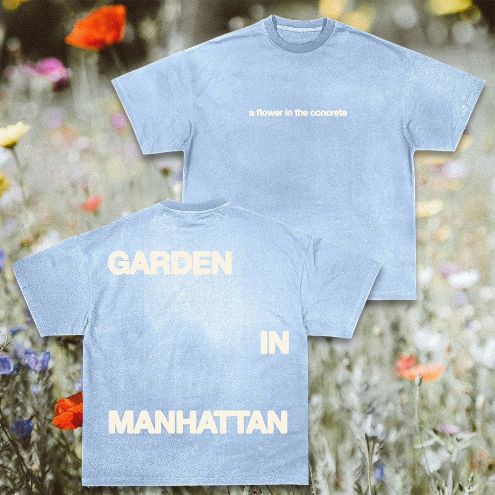 Josiah Queen Merch Garden In Manhattan Light Blue T-Shirt Mother's Day Gifts For Mom Josiah Queen Merch Garden In Manhattan Light Blue T-Shirt Mother's Day Gifts For Mom