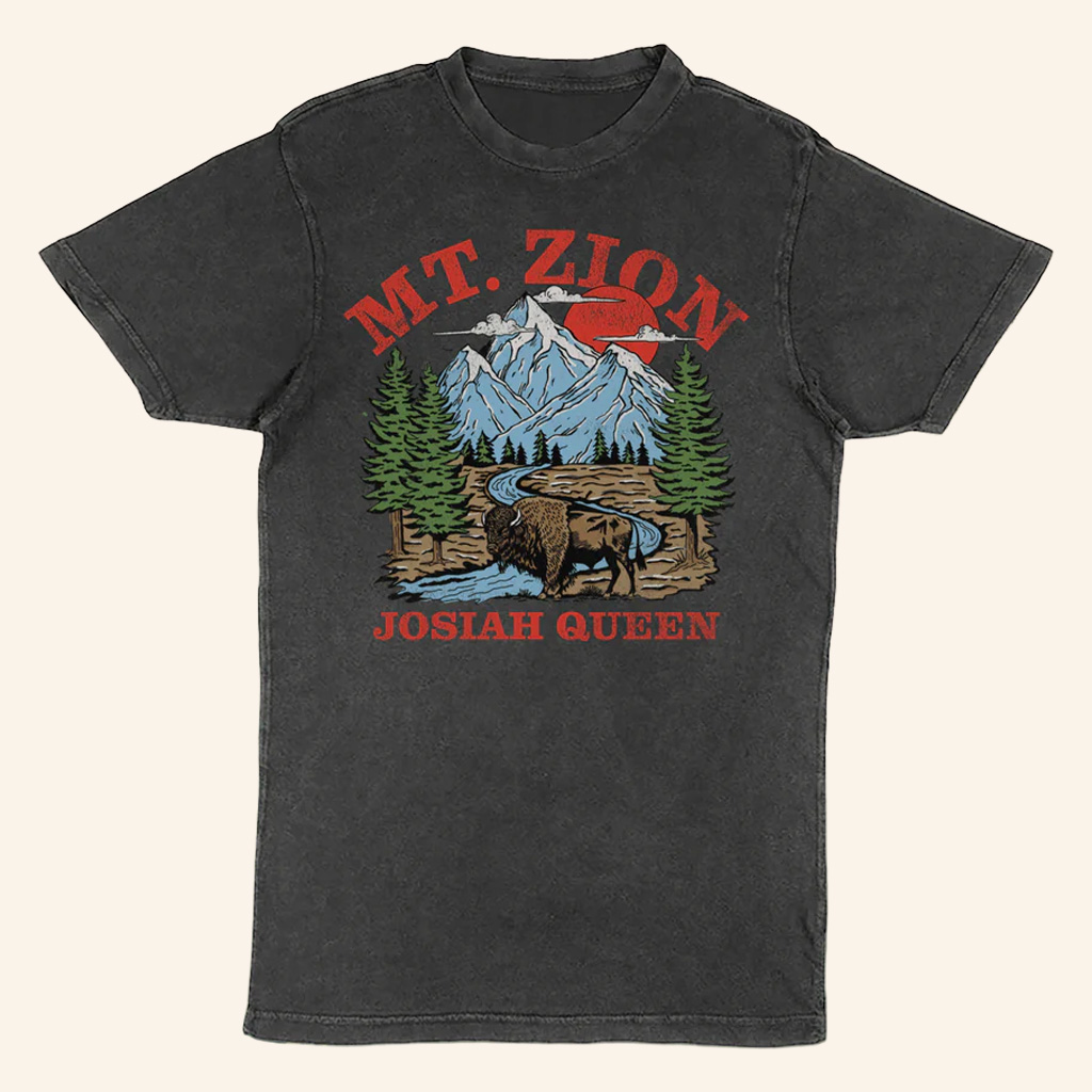 Josiah Queen Merch MT Zion T-Shirt Music Lover Gift Ideas For Him