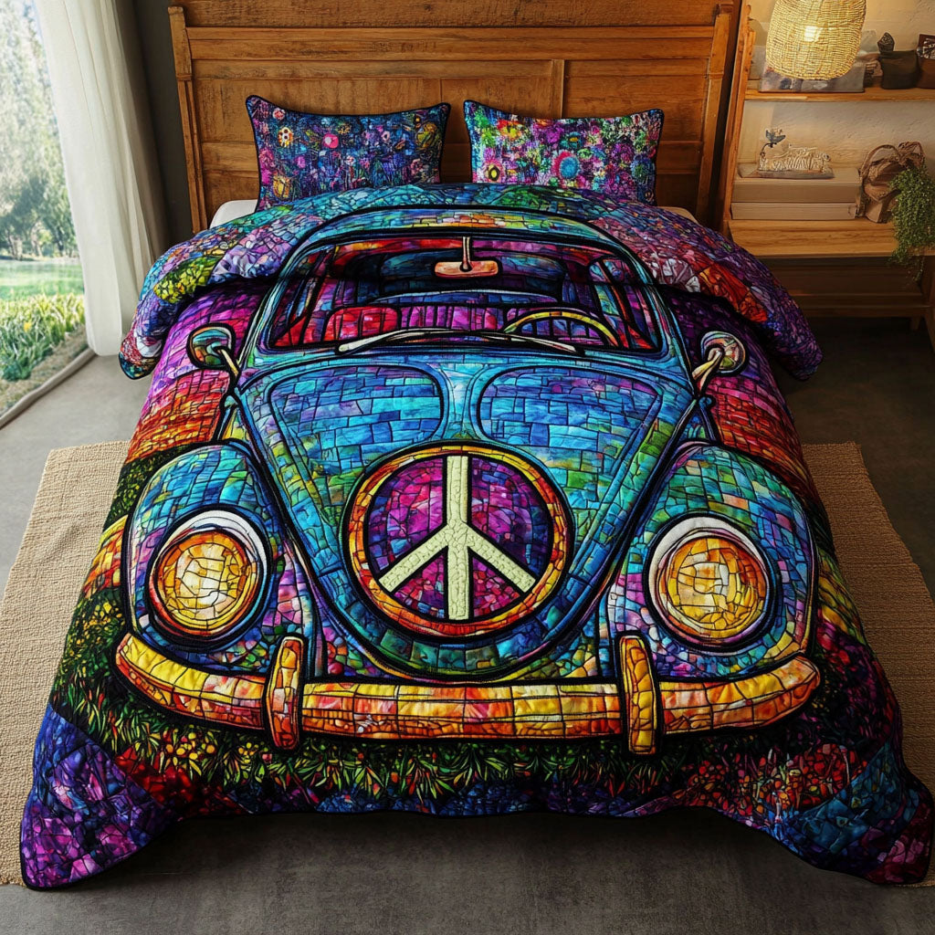 Joy Ride Nights Quilted Bedding Set Bed Decor Ideas Christmas Gift Ideas For Hippies