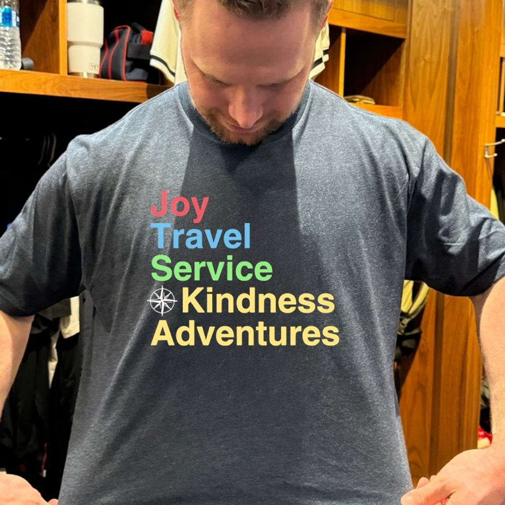Joy Travel Service Kindness Adventures Shirt Gifts For My Husband