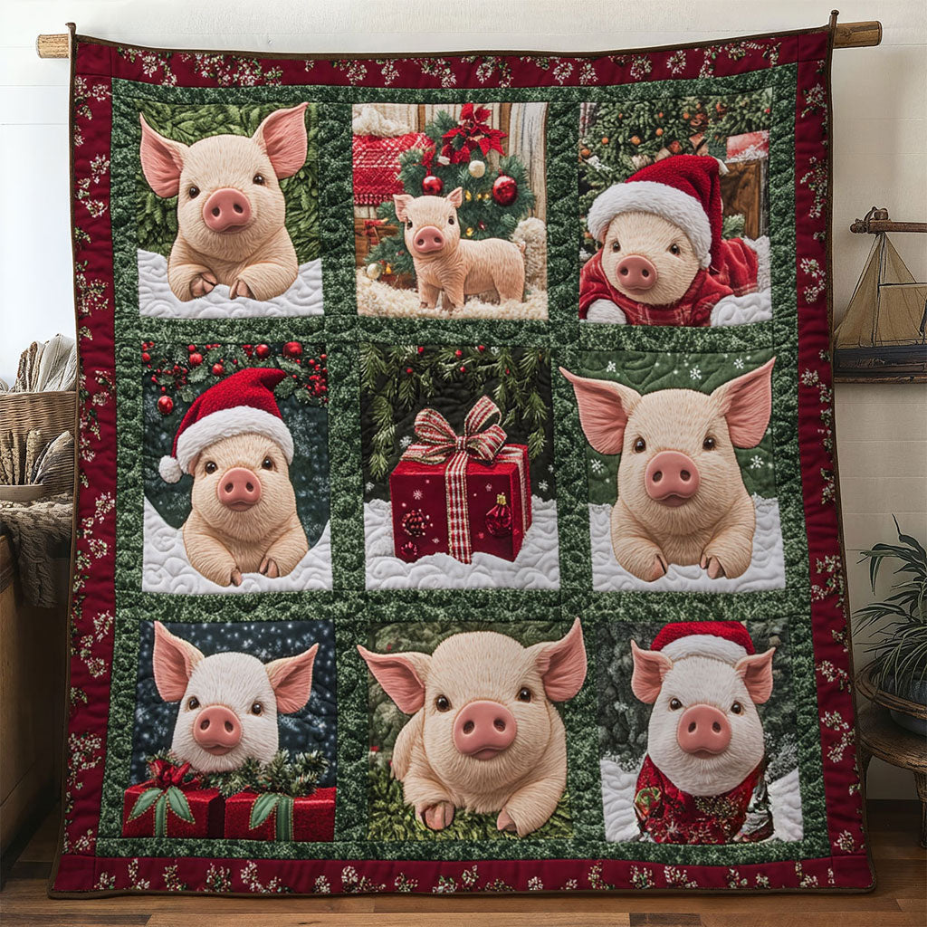 Joyful Pig Quilt Stylish Quilt Blanket to Upgrade Your Bedroom