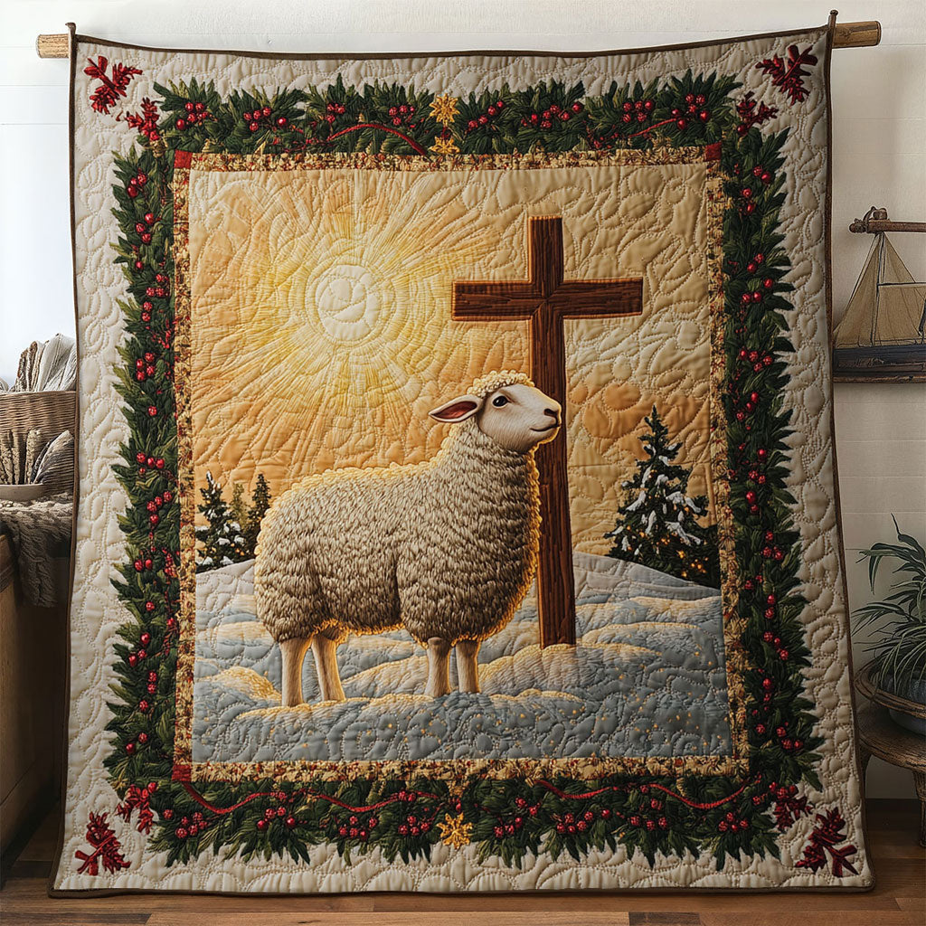 Joyful Sheep Quilt Blanket Sofa Throws Father Daughter Gifts For Dad