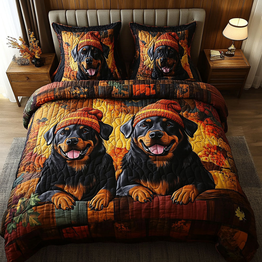 Joyful Twins Quilted Bedding Set Stylish Bed Sheet Set for Modern Home