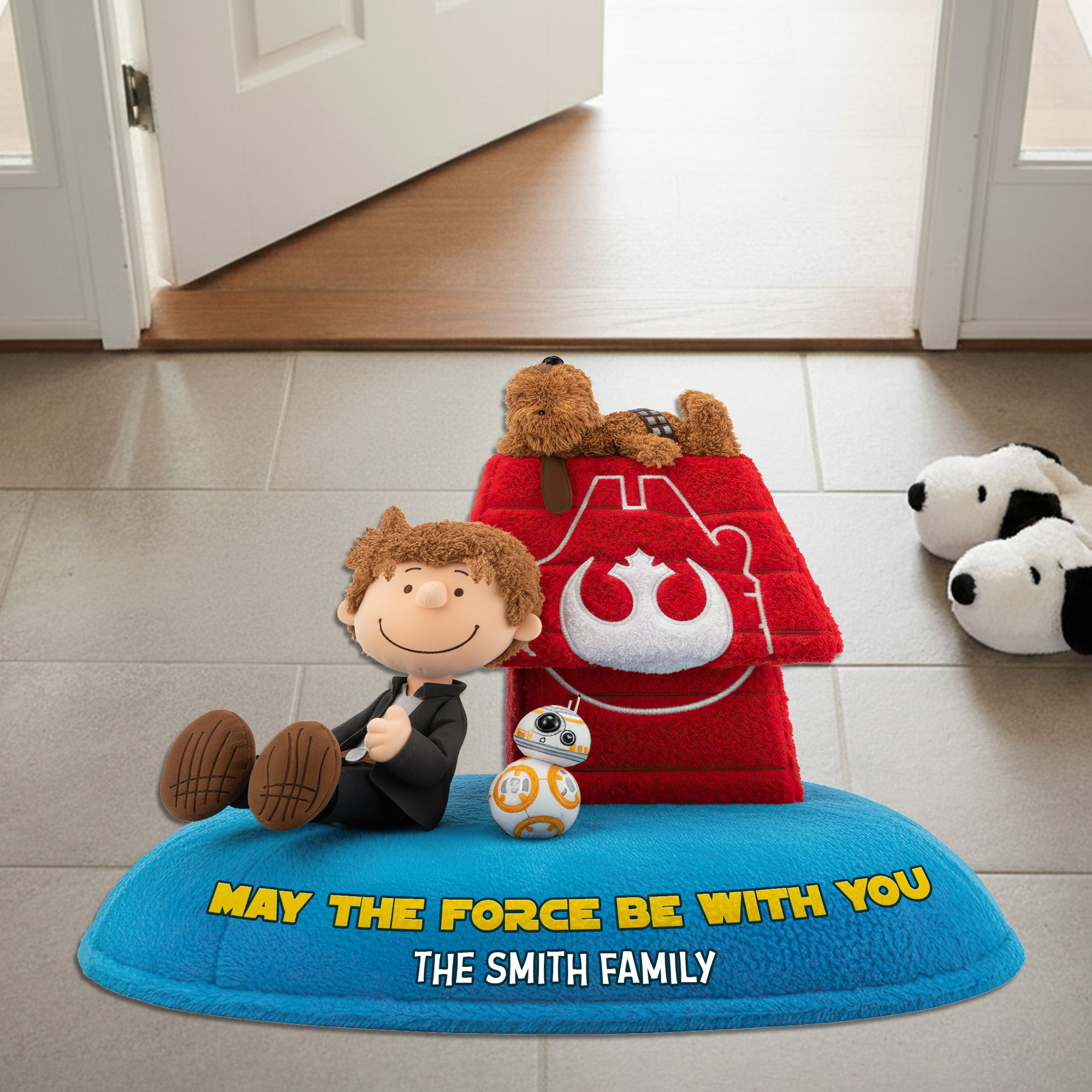 Joyful Welcome Shaped Doormat - Personalized Gift For Family - Weird Christmas Gifts For Boyfriend Joyful Welcome Shaped Doormat - Personalized Gift For Family - Weird Christmas Gifts For Boyfriend