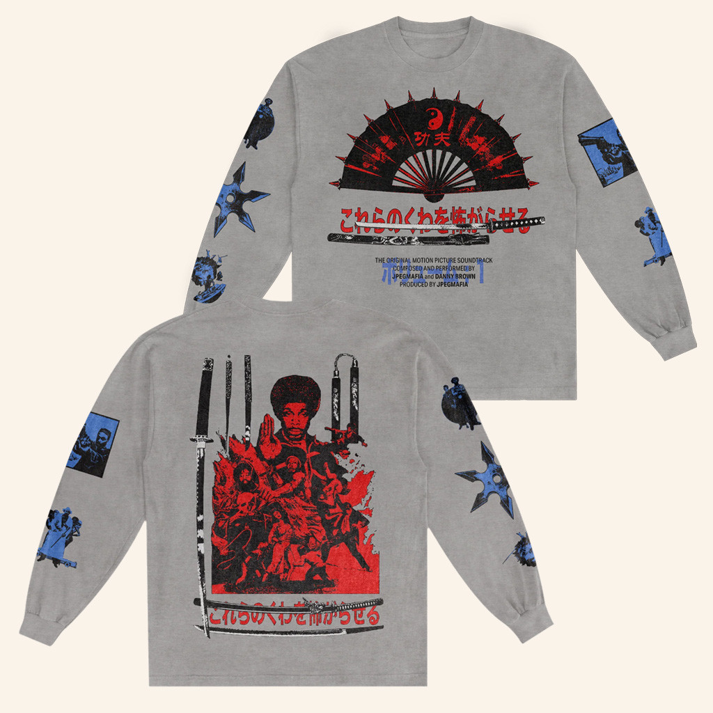 JPEGMAFIA Merch Black Dynamite Long Sleeve T-Shirt Xmas Gifts For Him JPEGMAFIA Merch Black Dynamite Long Sleeve T-Shirt Xmas Gifts For Him