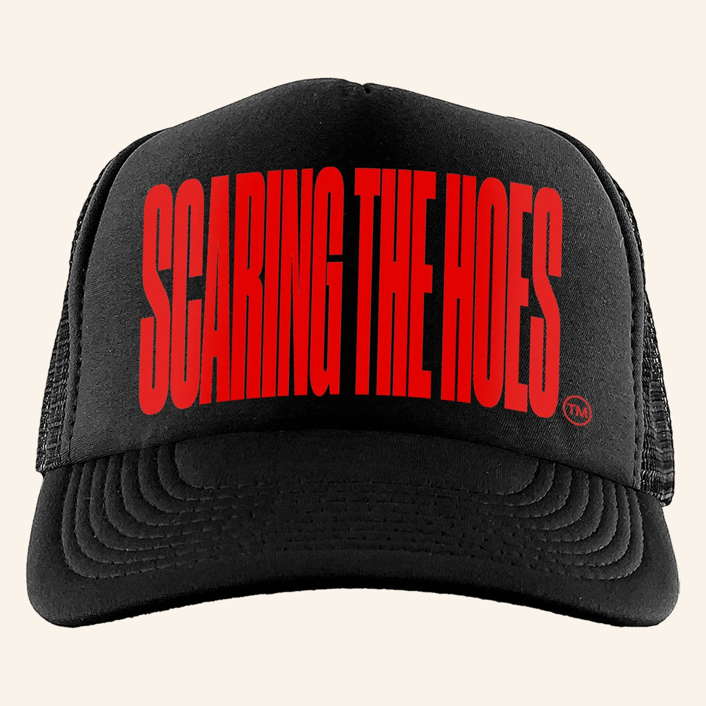 JPEGMAFIA Merch Scaring The Hoes Trucker Hat Christmas Presents For Him JPEGMAFIA Merch Scaring The Hoes Trucker Hat Christmas Presents For Him