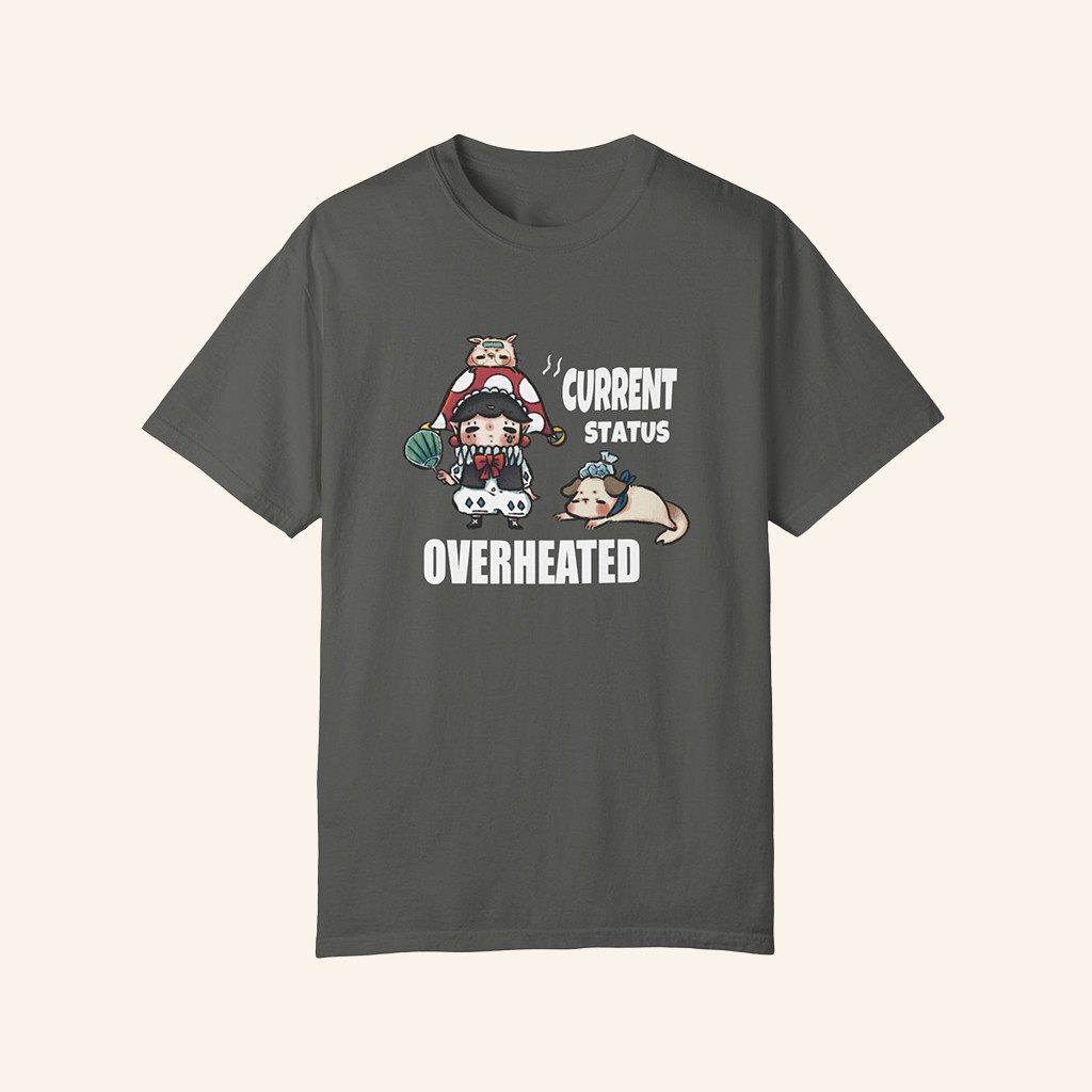 JPLAND Merch Plan Overheated T-Shirt Current Status Overheated Shirt Summer Gifts
