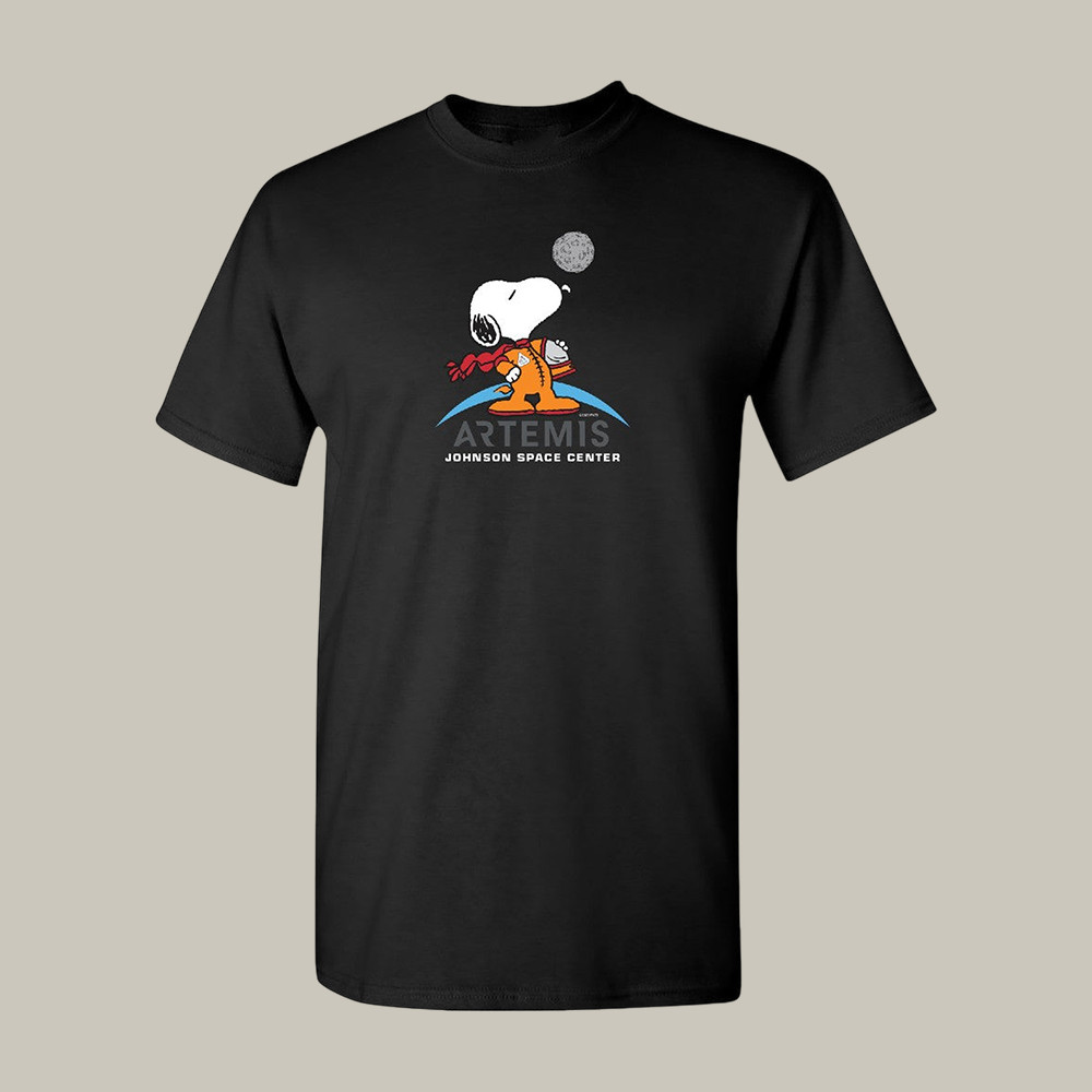 JSC Snoopy Artemis NASA T-Shirt NASA Artemis Logo Tee Best Astrophile Gift Ever