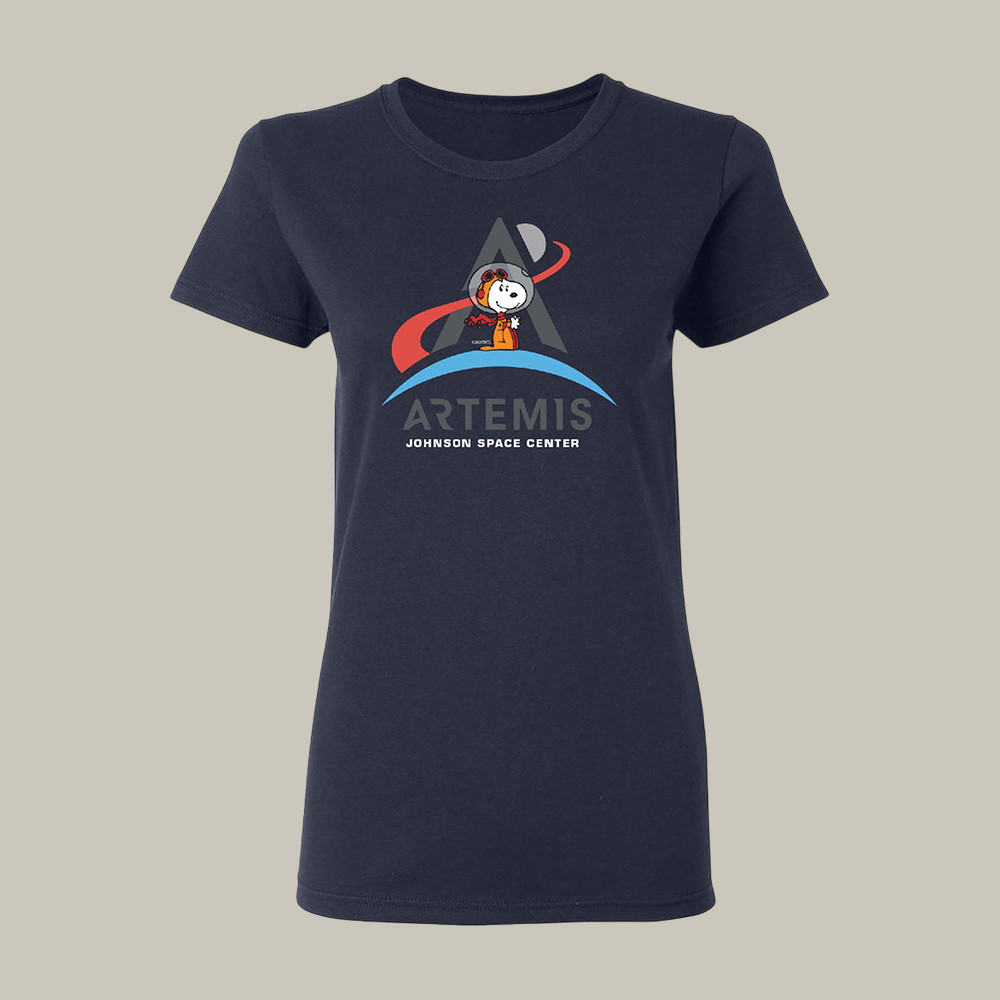 JSC Snoopy Artemis NASA T-Shirt NASA Artemis Logo Tee Great Gift For Mother