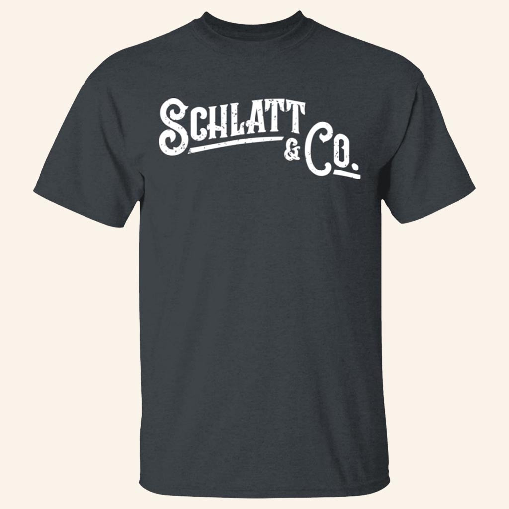 Jschlatt Merch Schlatt And Co Logo T-Shirt Unique Gifts For Friends