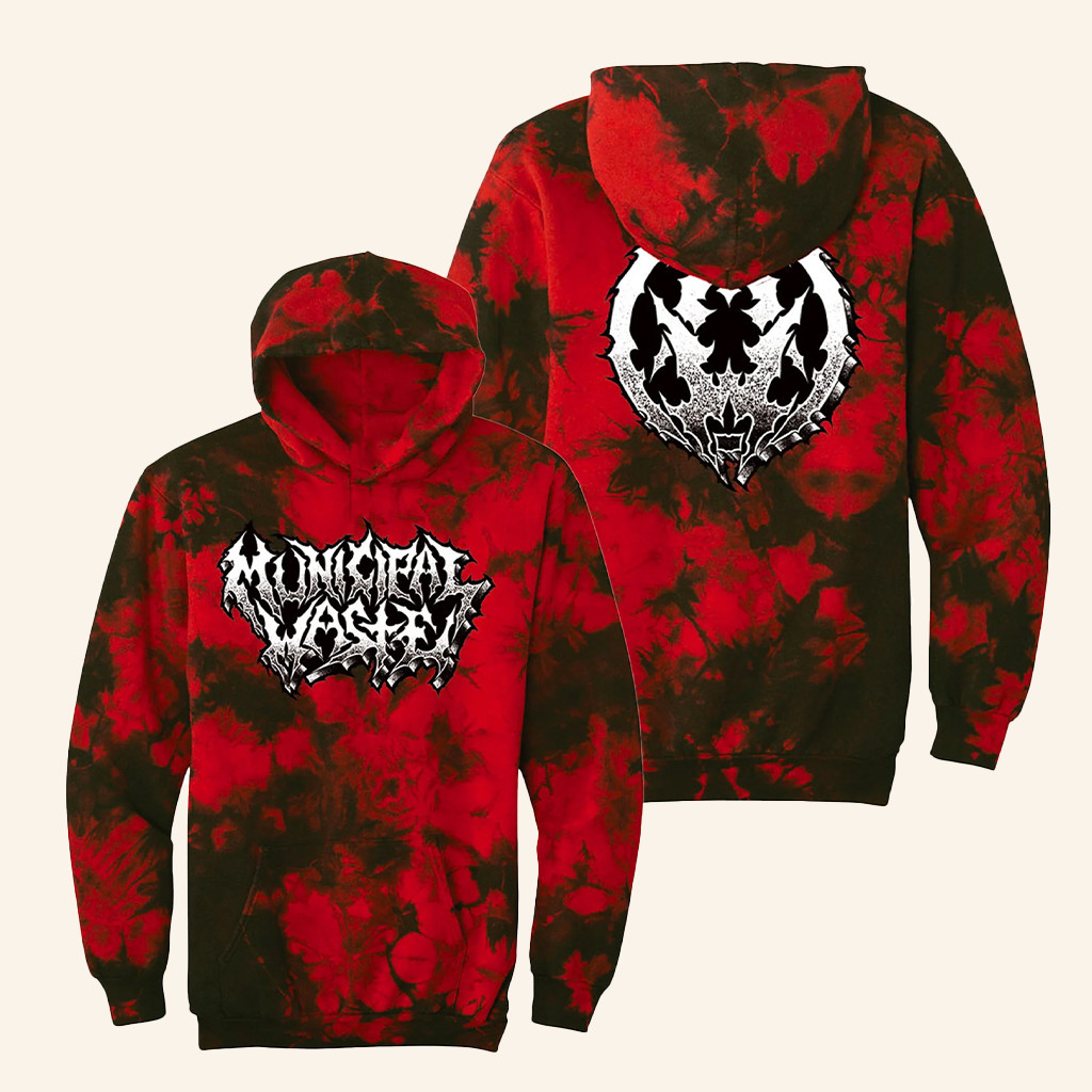 JSR Direct Merch Municipal Waste Decrepit Logo Hoodie Present For Husband