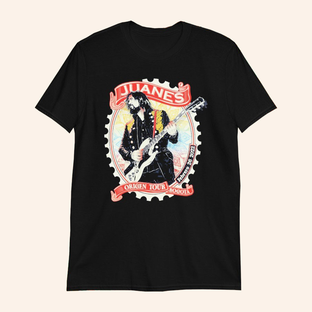 Juanes Merch Juanes Origen Tour 2022 Bogota T-Shirt Gifts For Music Fans Juanes Merch Juanes Origen Tour 2022 Bogota T-Shirt Gifts For Music Fans