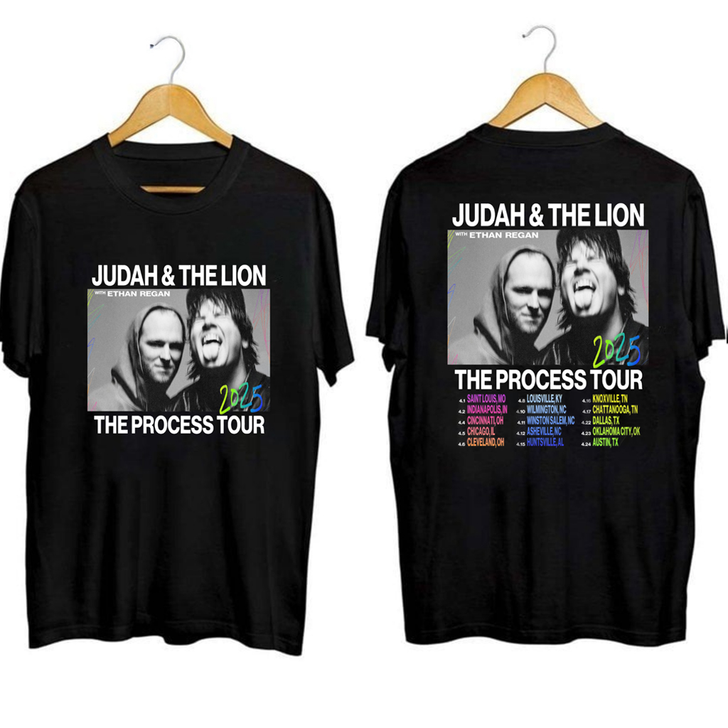 Judah And The Lion Tour 2025 Shirt Judah And The Lion Merch Gifts For Rock Lovers