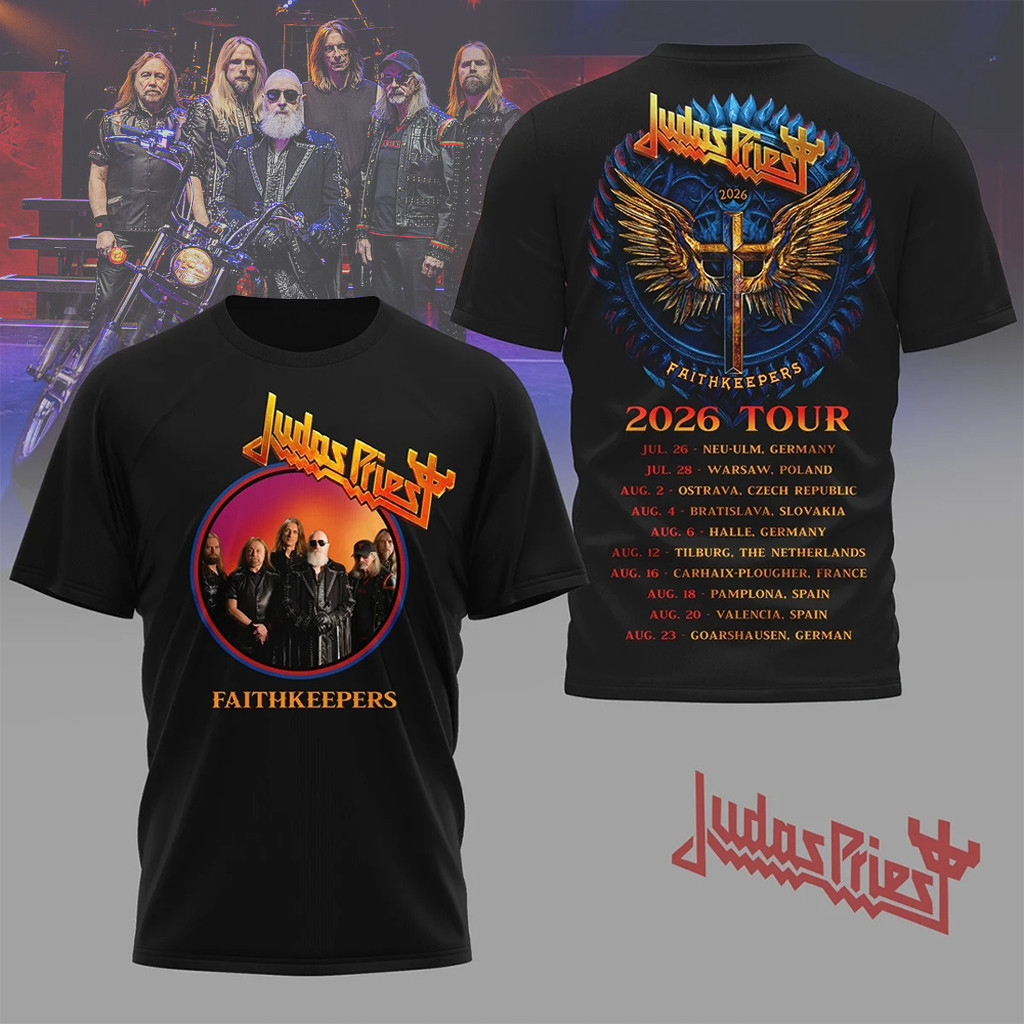 Judas Priest 2026 Tour Faithkeepers Shirt Judas Priest Merch Gifts For Fans Judas Priest 2026 Tour Faithkeepers Shirt Judas Priest Merch Gifts For Fans