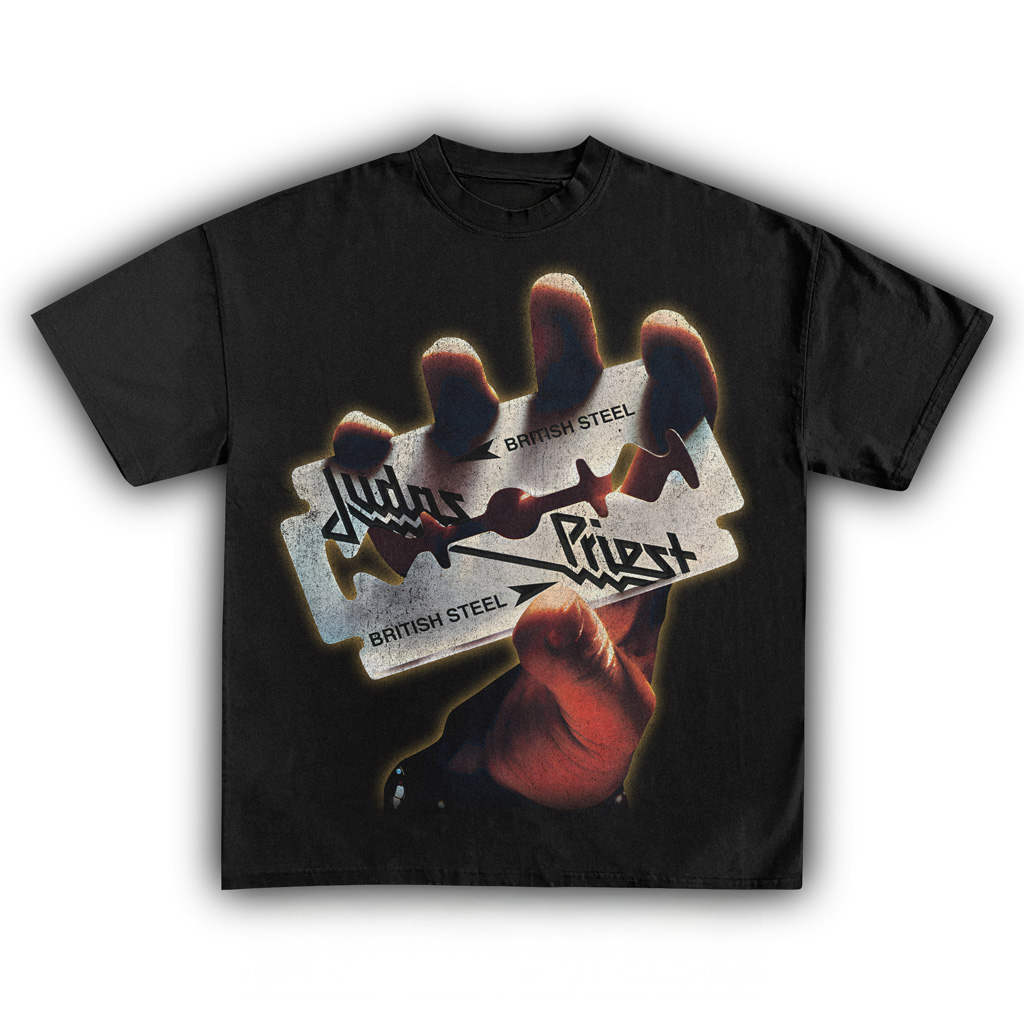 Judas Priest British Steel Vintage T-Shirt Fan Merch Christmas Gifts For Him Judas Priest British Steel Vintage T-Shirt Fan Merch Christmas Gifts For Him