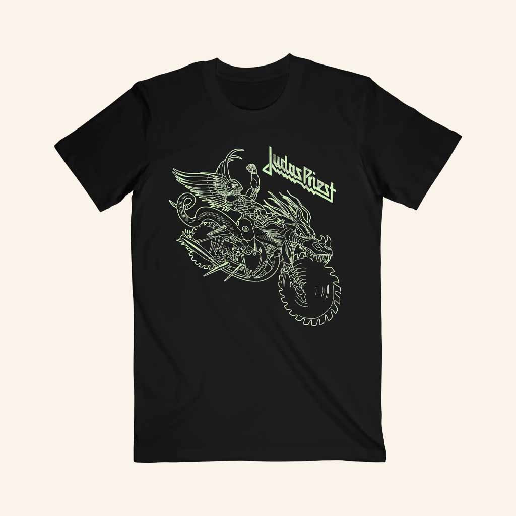 Judas Priest Merch Painkiller Glow In The Dark T-Shirt Gifts For Music Lovers Judas Priest Merch Painkiller Glow In The Dark T-Shirt Gifts For Music Lovers