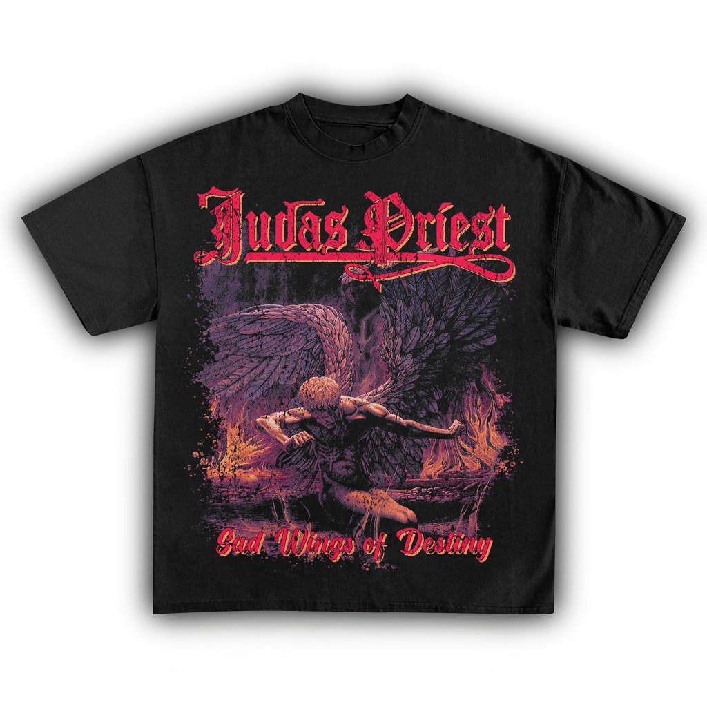 Judas Priest Sad Wings Of Destiny T-Shirt Black Fan Merch Christmas Gifts For Fans Judas Priest Sad Wings Of Destiny T-Shirt Black Fan Merch Christmas Gifts For Fans