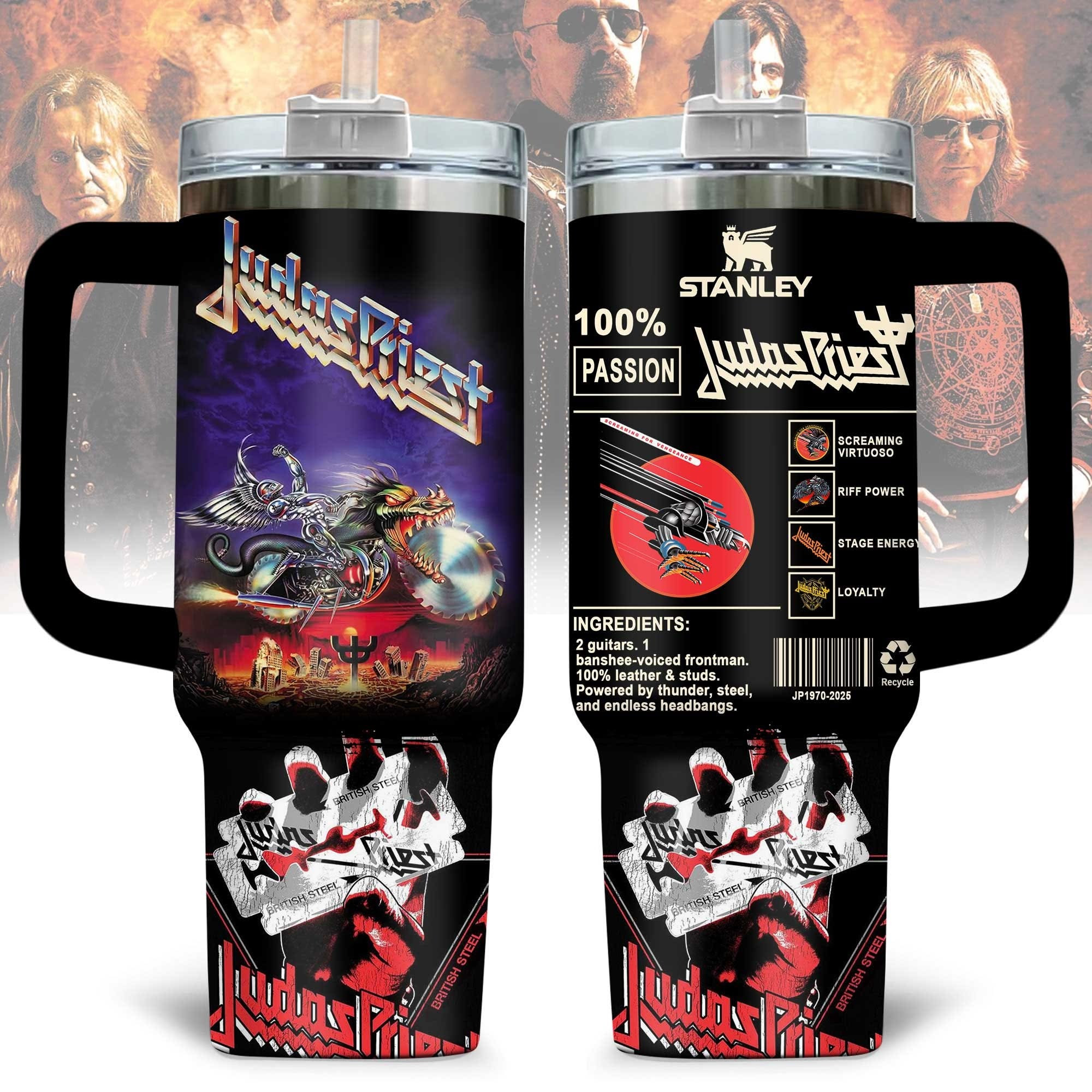 Judas Priest Tumbler Merchandise Best Gifts For Judas Priest Lovers Fans