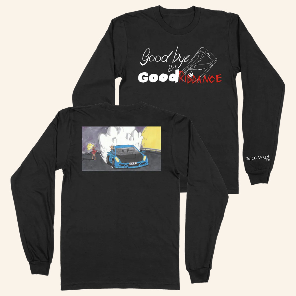 Juice WRLD Merch Goodbye And Good Riddance Long Sleeve T-Shirt Juice WRLD Shirt Gifts For Fans
