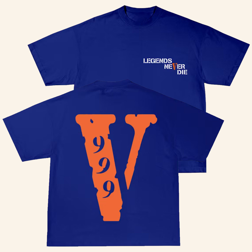Juice WRLD Merch Juice WRLD x Vlone 999 T-Shirt Legends Never Die Shirt Gifts For Rapper Fans