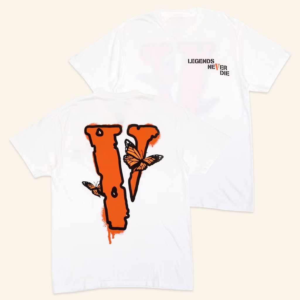 Juice WRLD Merch Juice WRLD x Vlone Butterfly T-Shirt Gifts For Rap Music Lovers Juice WRLD Merch Juice WRLD x Vlone Butterfly T-Shirt Gifts For Rap Music Lovers