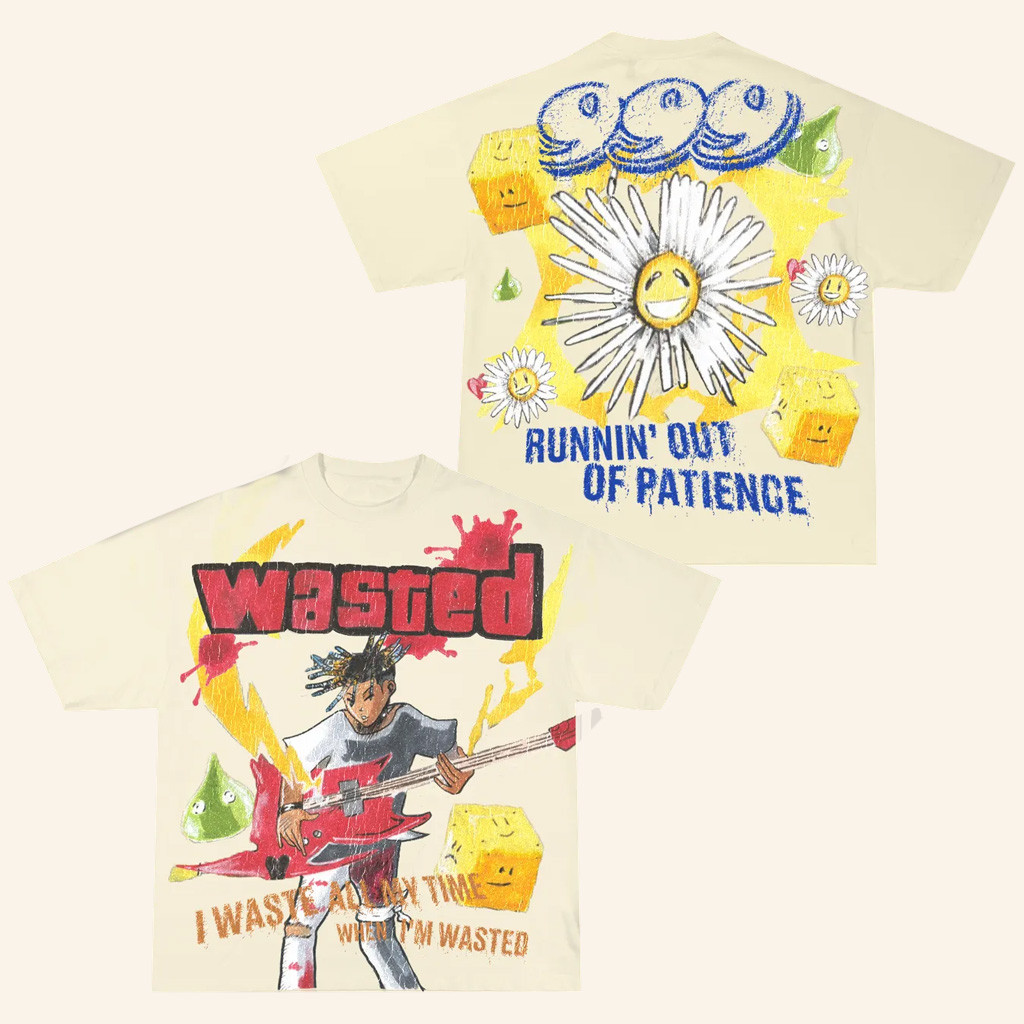 Juice WRLD Merch Wasted T-Shirt 999 Runnin Out Of Patience Shirt Gifts For Fans Juice WRLD Merch Wasted T-Shirt 999 Runnin Out Of Patience Shirt Gifts For Fans
