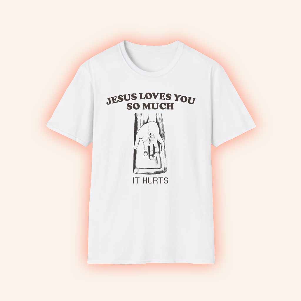 Juju Smith-Schuster Wearing Jesus Loves You So Much It Hurts Shirt Gift Ideas For Dad
