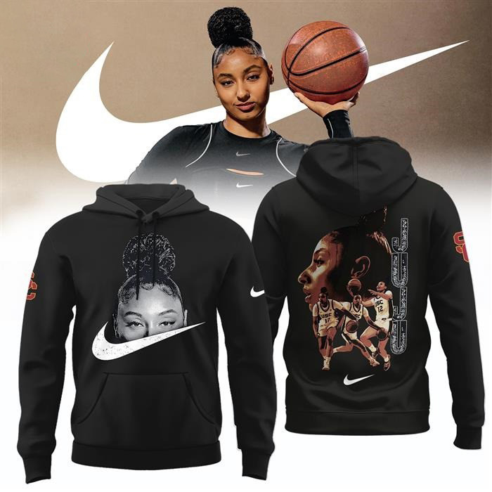 JuJu Watkins USC Trojans Black Hoodie Gifts For Basketball Fan