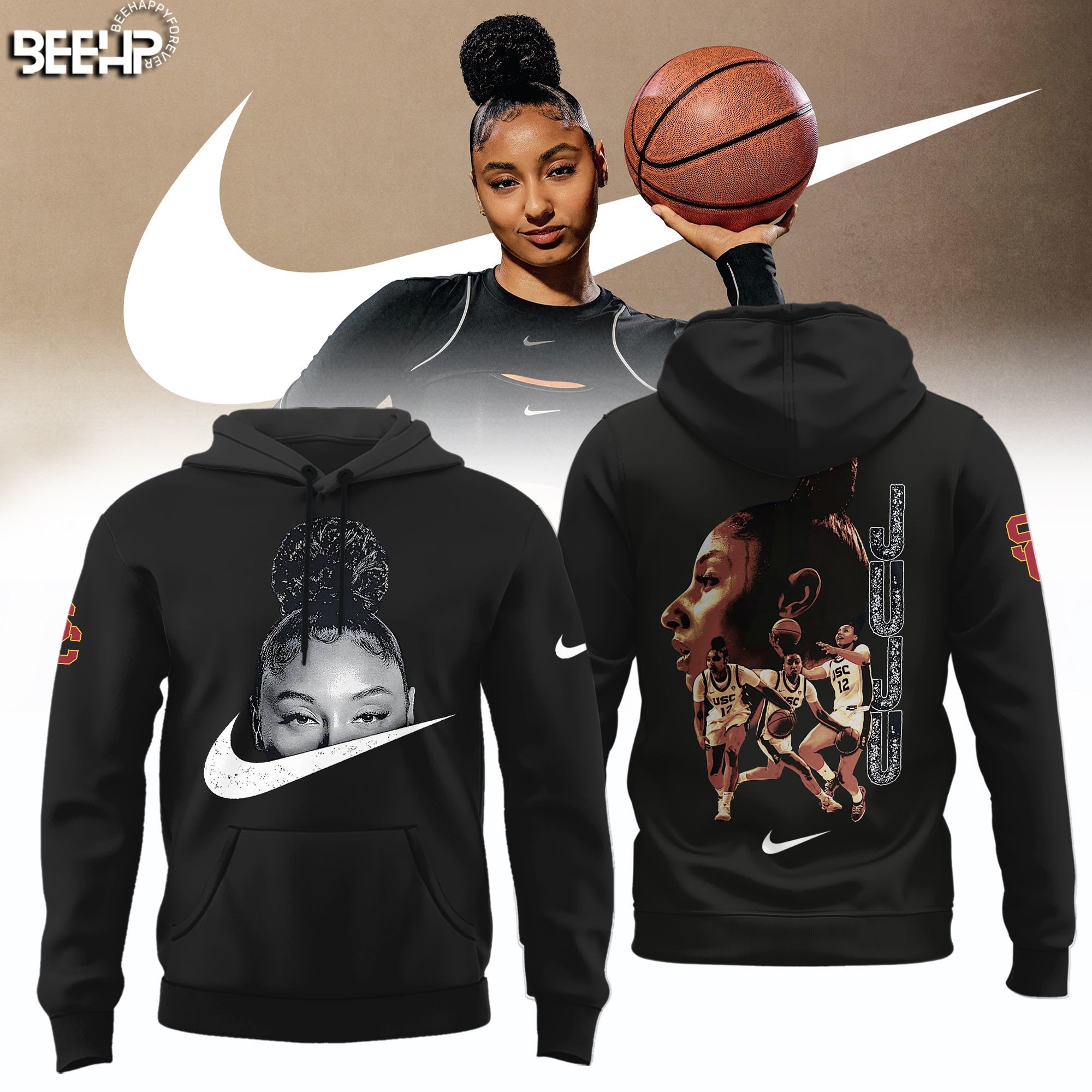 JuJu Watkins USC Trojans Women's Basketball Hoodie Cool Gifts For Basketball Lovers