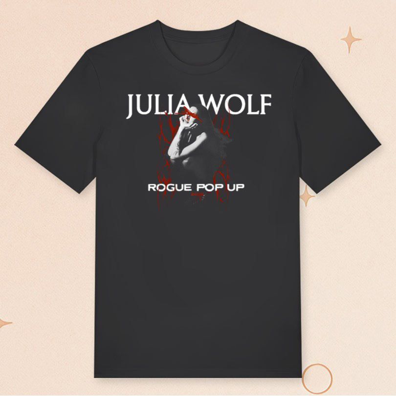 Julia Wolf Merch Rogue Pop Up Tour 2025 T-Shirt Gift Ideas For Music Lovers