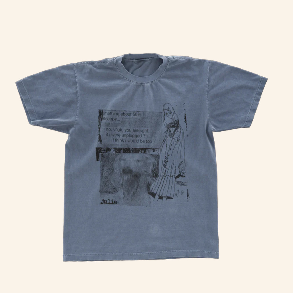 Julie Merch Netscape Wash T-Shirt Birthday Presents For Brother