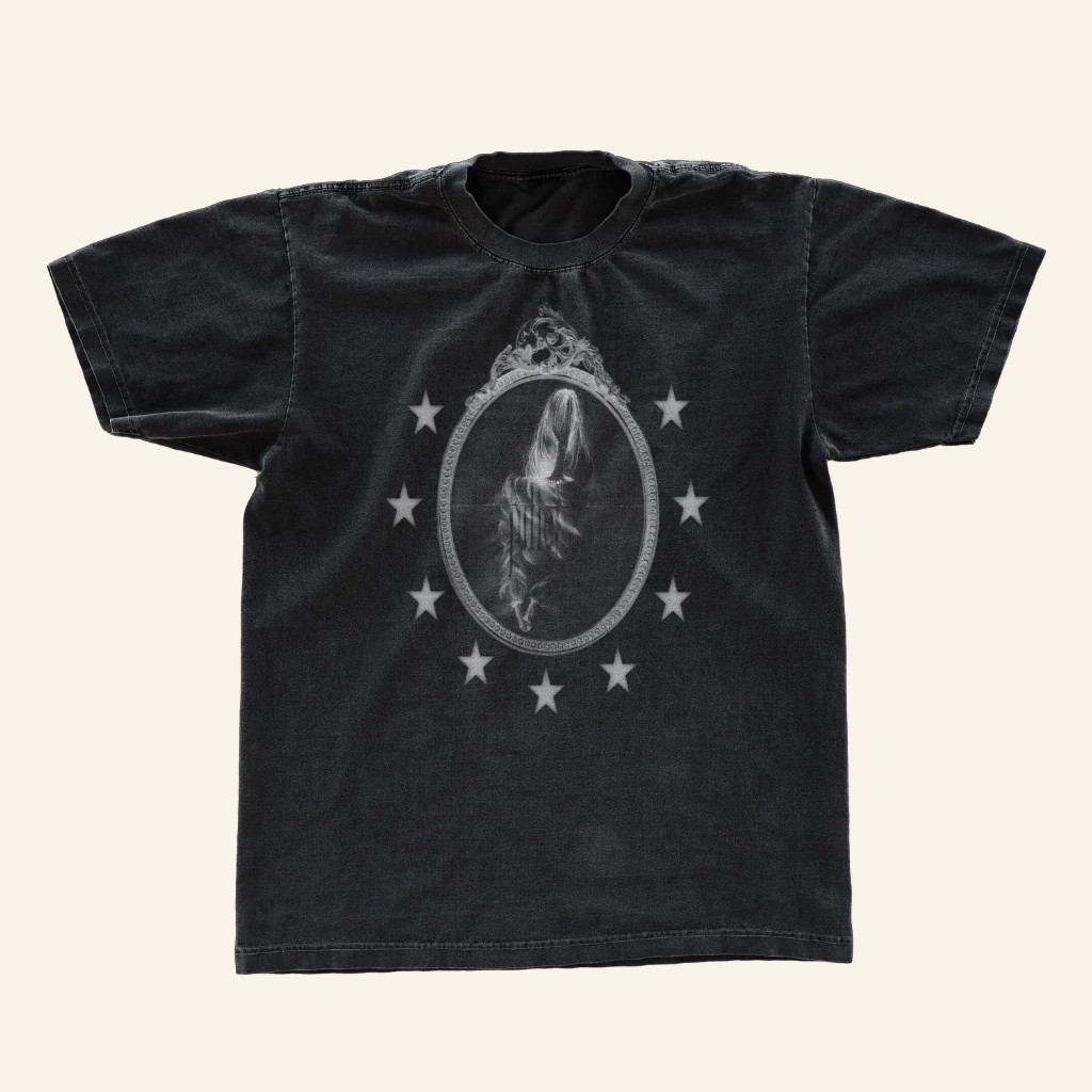 Julie Merch Silver Mirror Macy Wash T-Shirt Birthday Presents For Friends Julie Merch Silver Mirror Macy Wash T-Shirt Birthday Presents For Friends