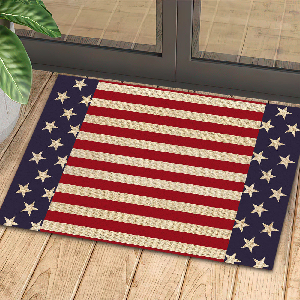 July 4th Doormat Patriotic Independence Day Doormat For Home Decor Housewarming Gift Welcome Mat Gift