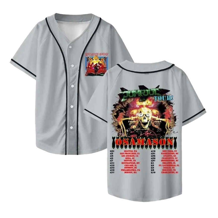 Jump Out Tour 2025 Baseball Jersey Music Lovers Gifts For Fans