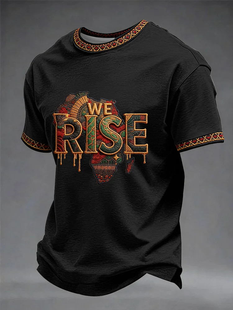 Juneteenth Black History T-Shirt We Rise Clothing Unique Gifts For Dad