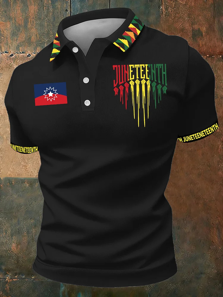 Juneteenth Polo Shirt Black History Tribute Clothing Gift For Juneteenth Celebration