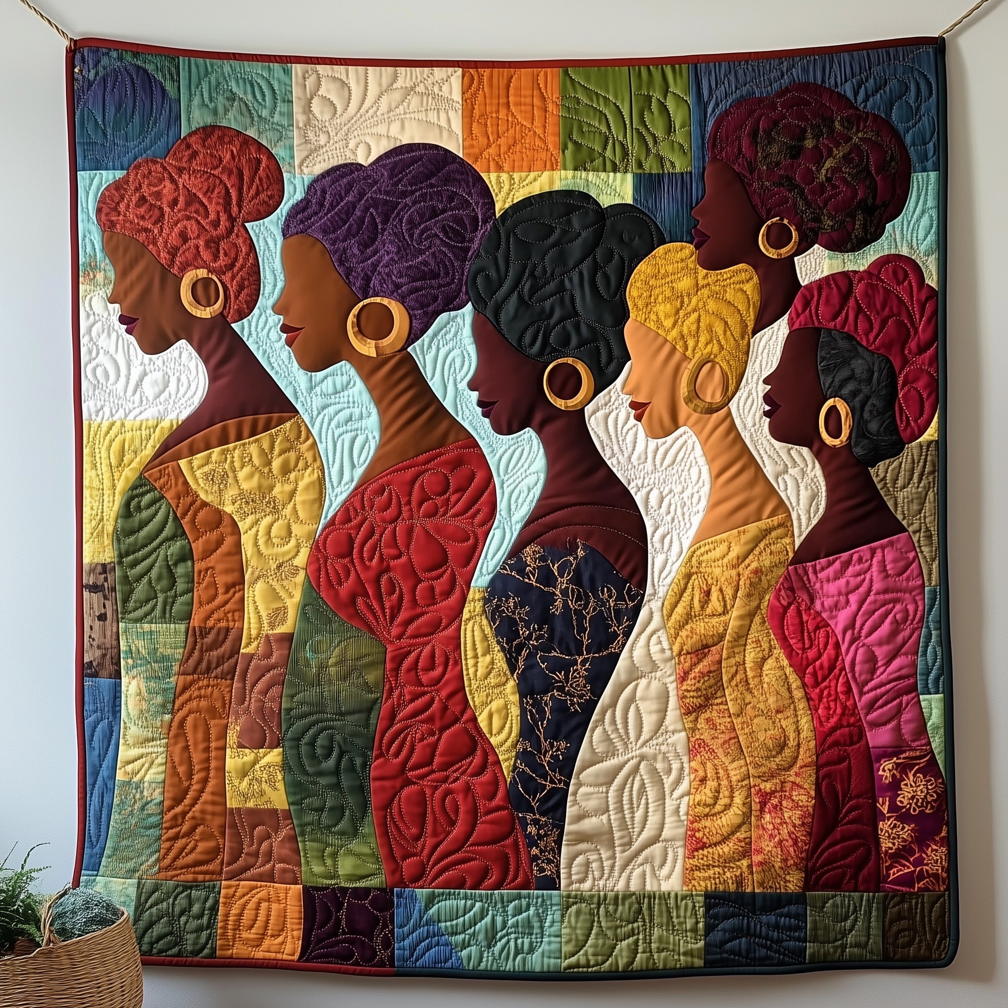 Juneteenth Queens Quilted Blanket Cozy Christmas Quilted Blanket