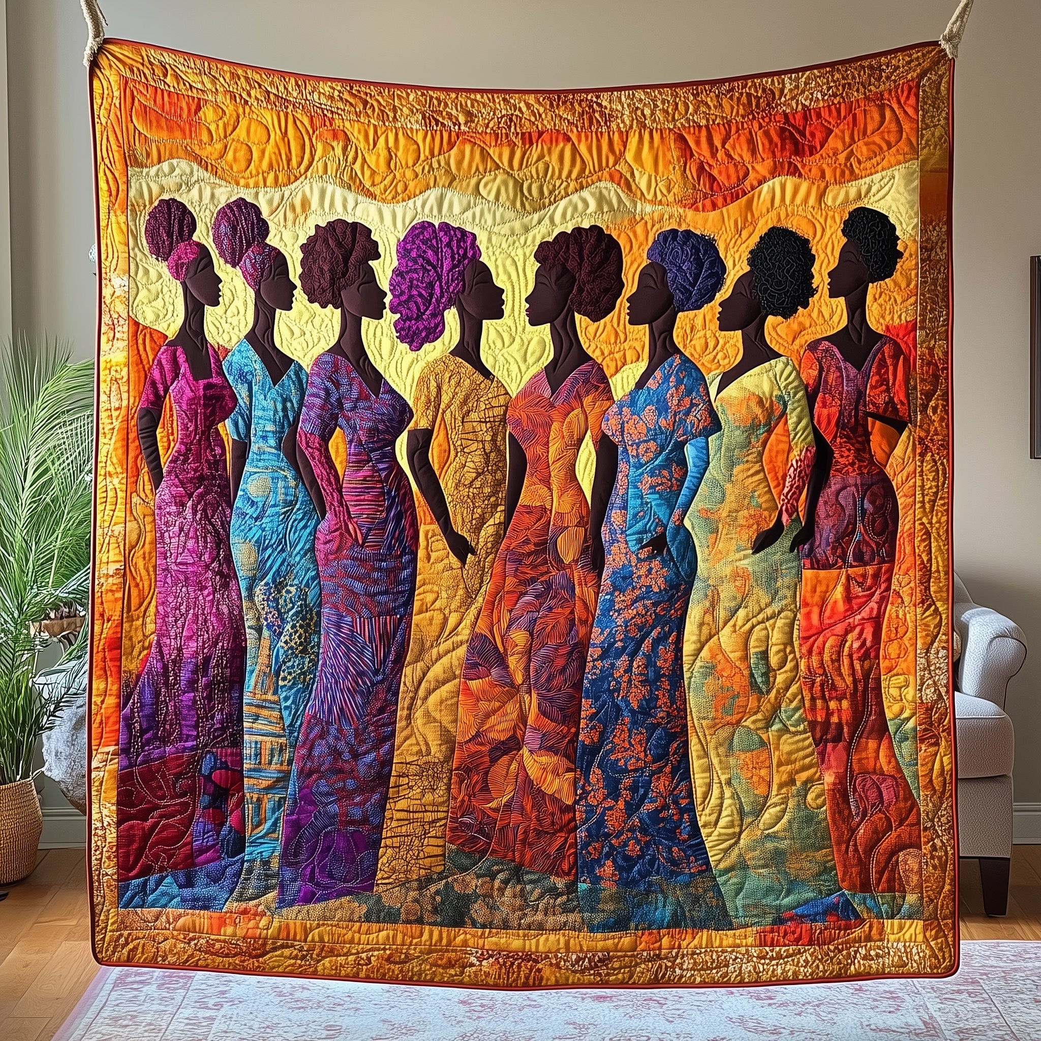 Juneteenth Queens Quilted Blanket Cute Soft BlanketMelanin Black History Gifts For Ladies