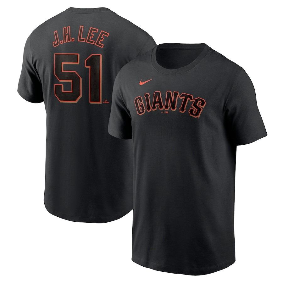 Jung Hoo Lee T-Shirt SF San Francisco Giants Name & Number Club Fan Merch Gifts