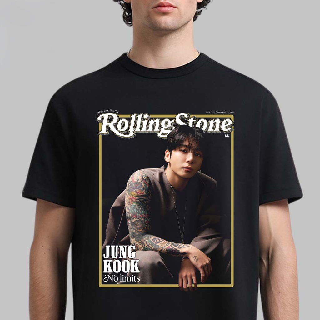 Jung Kook On The Cover Of The Rolling Stone UK No Limits Issue 026 February And March 2026 T-Shirt