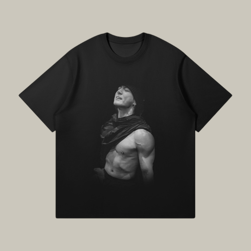 Jung Kook Portrait Graphic T-Shirt BTS 2026 Comeback Merch Unique Gift For Army