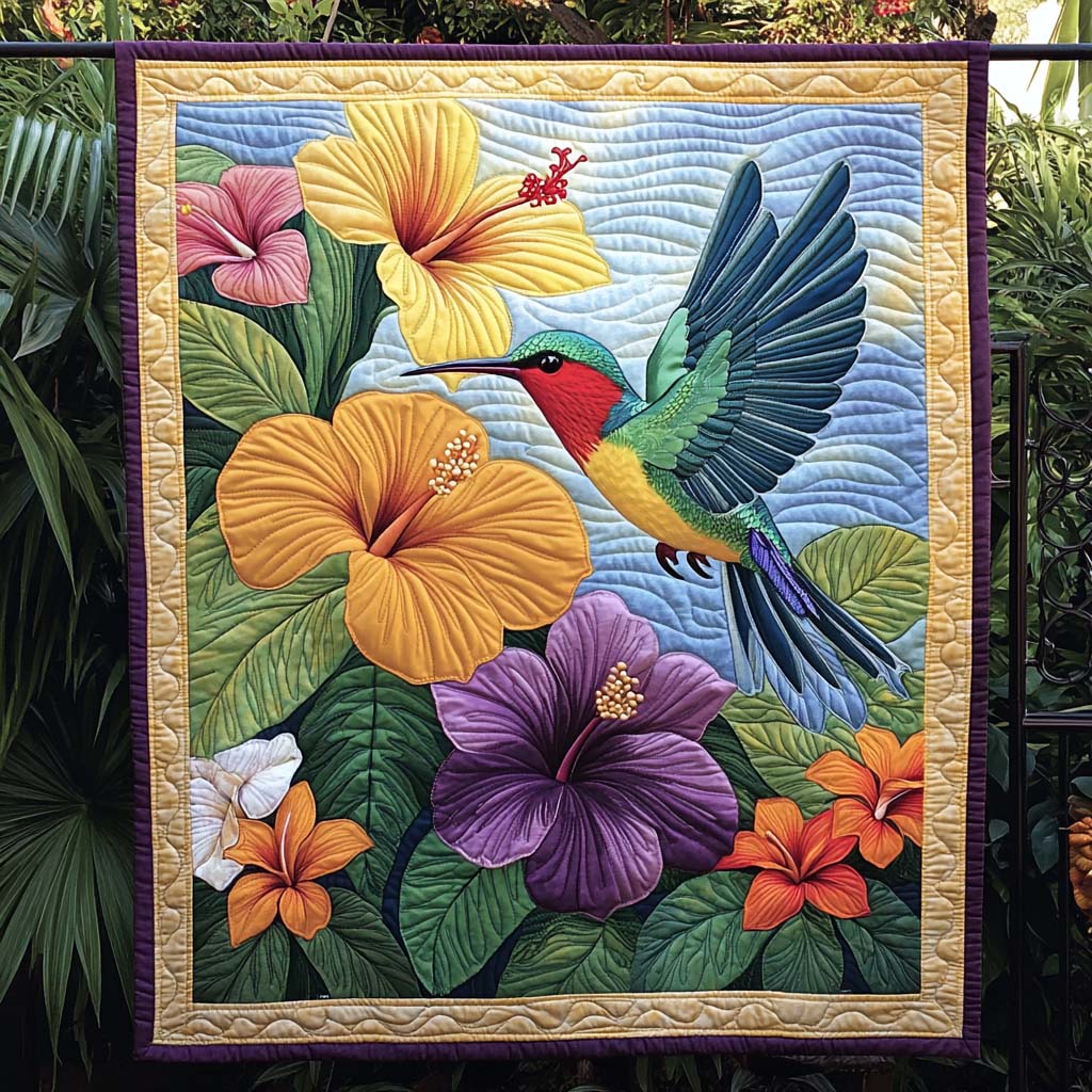 Jungle Breeze Quilted Blanket Gift Ideas For Bird Lovers