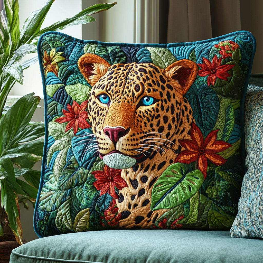 Jungle Leopard Quilted Pillow Case Decorative Pillows For Couch Best Christmas Gifts 2025