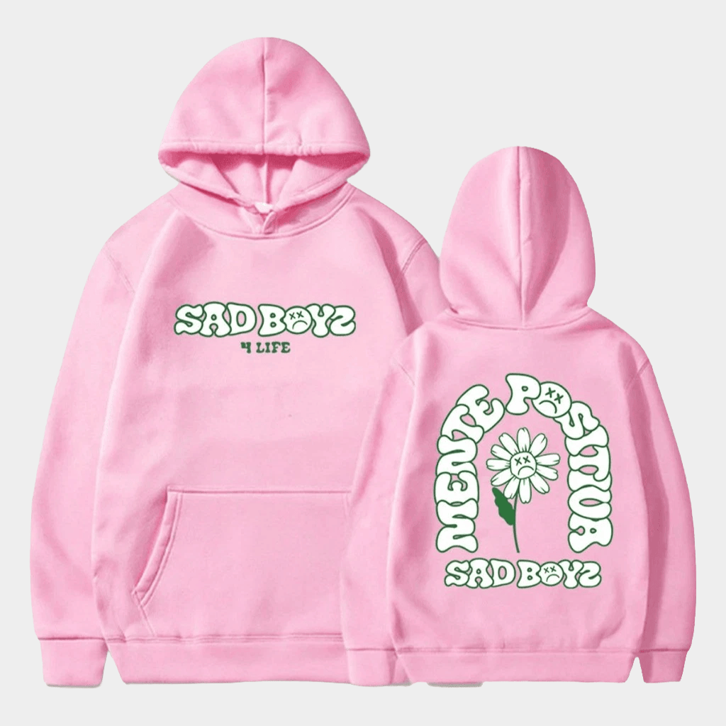 Junior H Merch Sad Boyz 4 Life Hoodie Mente Positiva Hooded Sweatshirt Gifts For Her