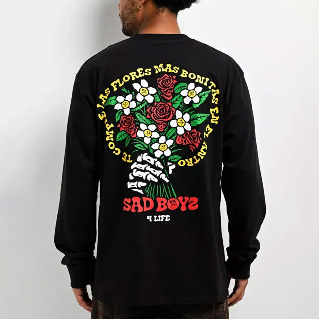 Junior H Sad Boyz Merch Sad Boyz 4 Life Black Long Sleeve T-Shirt Presents For Boyfriend Junior H Sad Boyz Merch Sad Boyz 4 Life Black Long Sleeve T-Shirt Presents For Boyfriend